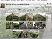 Tablet Screenshot of bottipflanzen.ch